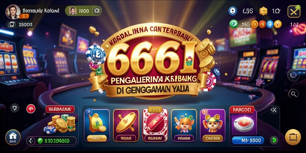 Screenshot gameplay 666I yang menampilkan suasana kasino yang menarik.