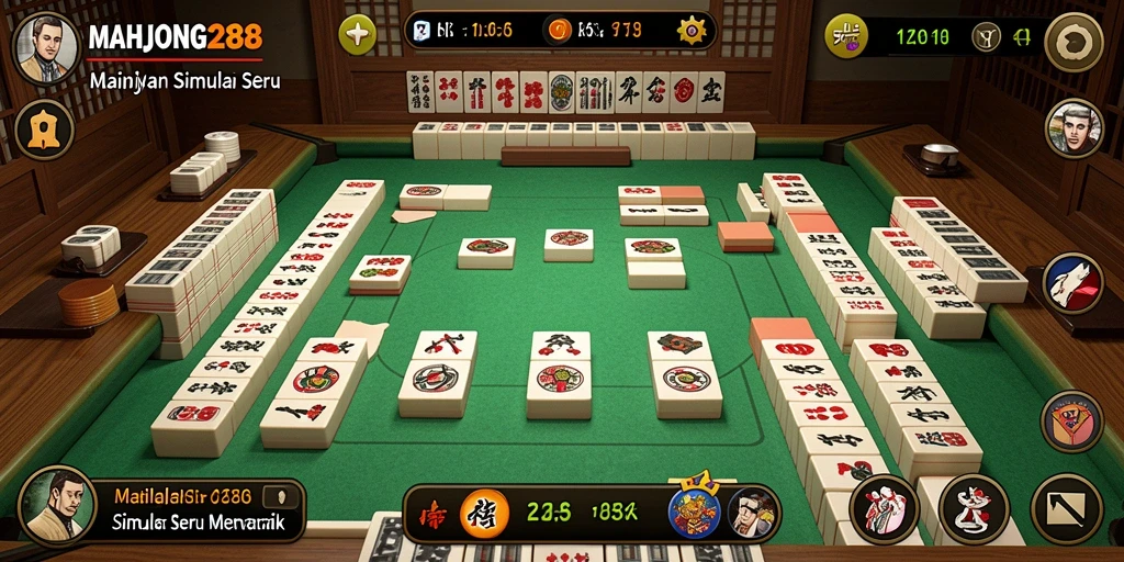 Tampilan gameplay menarik dari MAHJONG288 yang penuh tantangan.