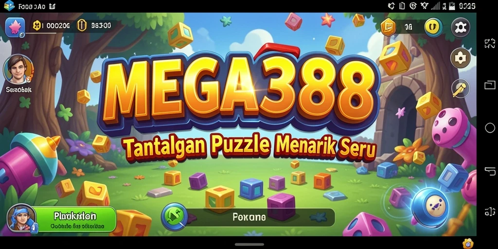 Gameplay seru dan menantang di MEGA388 dengan berbagai tipe Puzzle.