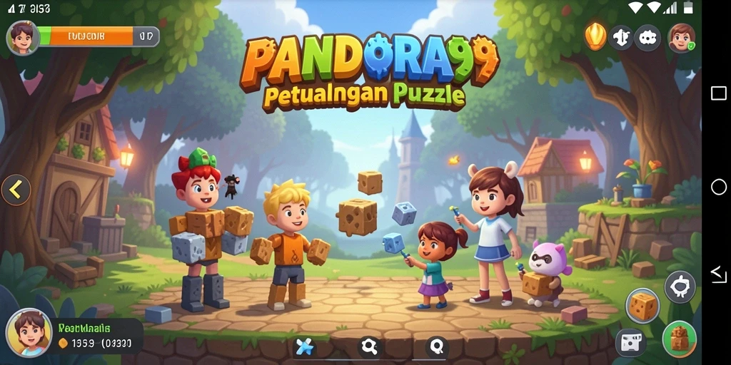 Tampilan gameplay seru dan menantang dalam PANDORA99.